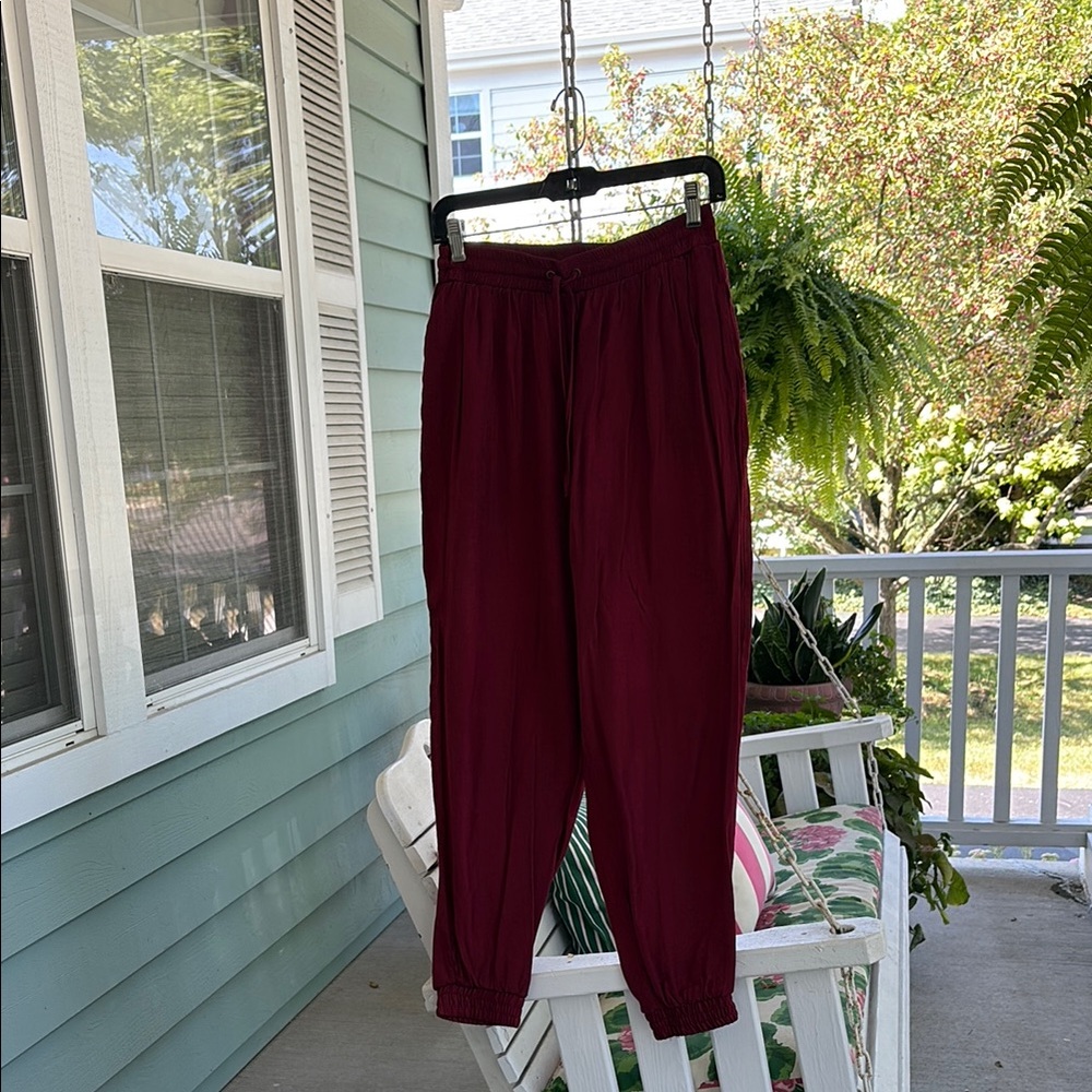 Wine Jogger Pants